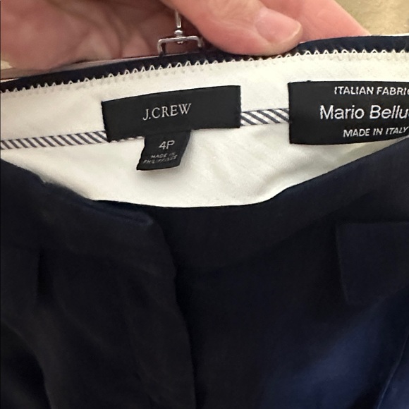 J.Crew Women’s Collection side-tab trouser in Italian linen blend Size 4 Petite - Picture 5 of 8